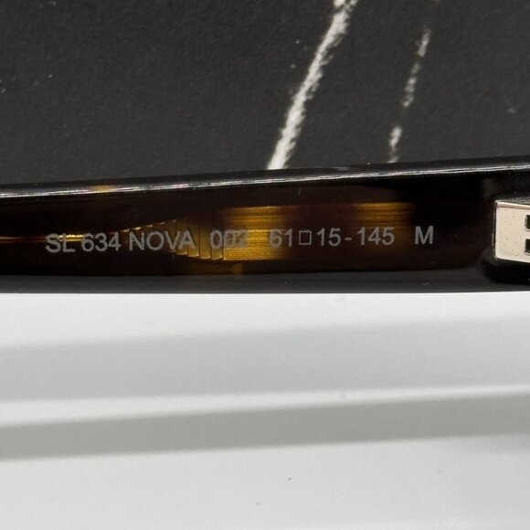 NEW SL634 NOVA 002 SAINT LAURENT SUNGLASSES HAVANA EYEWEAR SAINT LAURENT SL 634 - Picture 11 of 13